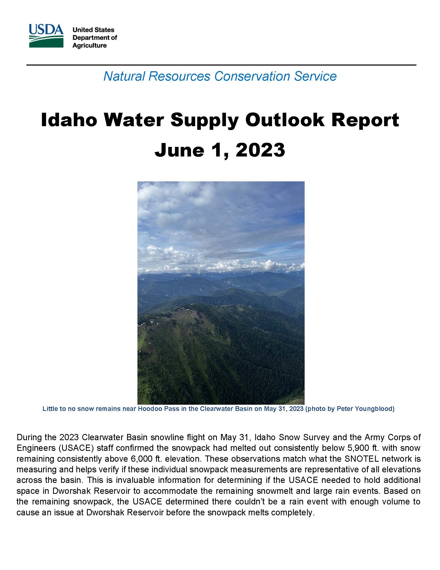The June 1, 2023 Water Supply Report is coming soon!