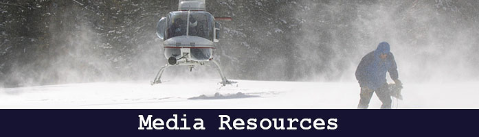 Snow survey resources for press and media