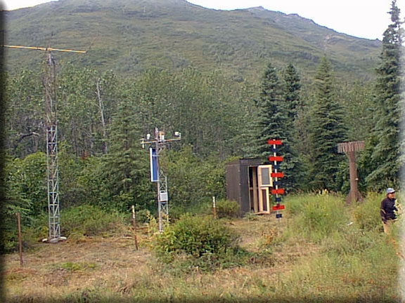 Photograph is of the Kantishna  SNOTEL site.