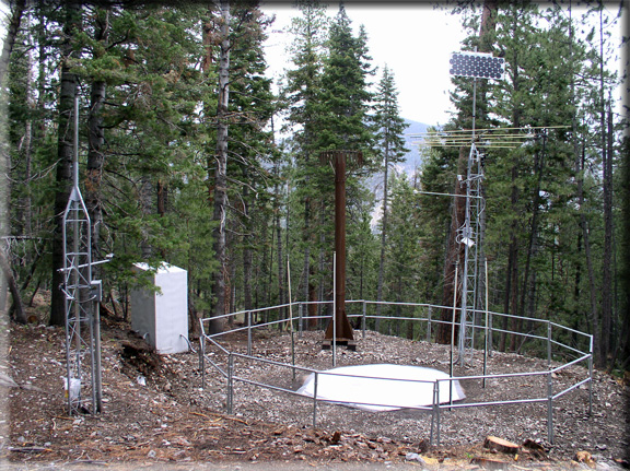 Photograph is of the Rainbow Canyon  SNOTEL site.