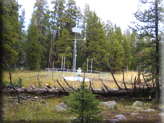 Photograph is of the Spirit Lk  SNOTEL site.