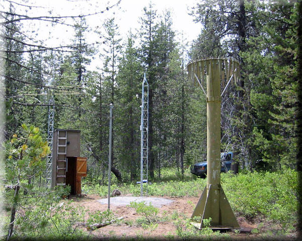 Photograph is of the Billie Creek Divide  SNOTEL site.