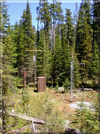 Photograph is of the Box Canyon  SNOTEL site.