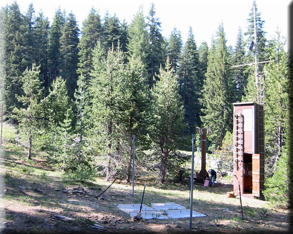 Photograph is of the Cold Springs Camp  SNOTEL site.