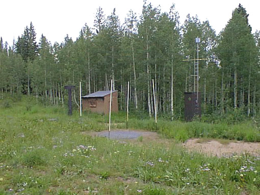 Photograph is of the Columbine  SNOTEL site.