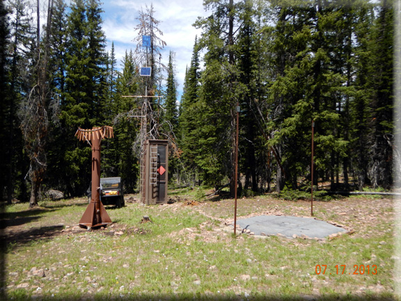 Photograph is of the Indian Creek  SNOTEL site.
