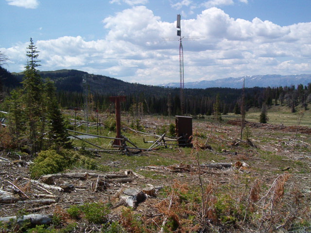 Photograph is of the Marquette  SNOTEL site.