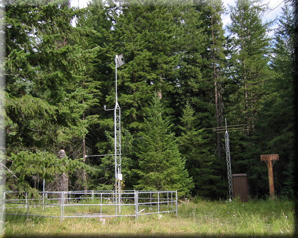 Photograph is of the Salmon Meadows  SNOTEL site.