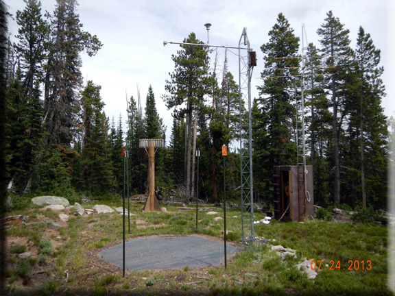 Photograph is of the Sucker Creek  SNOTEL site.