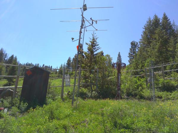 Photograph is of the Bogus Basin  SNOTEL site.